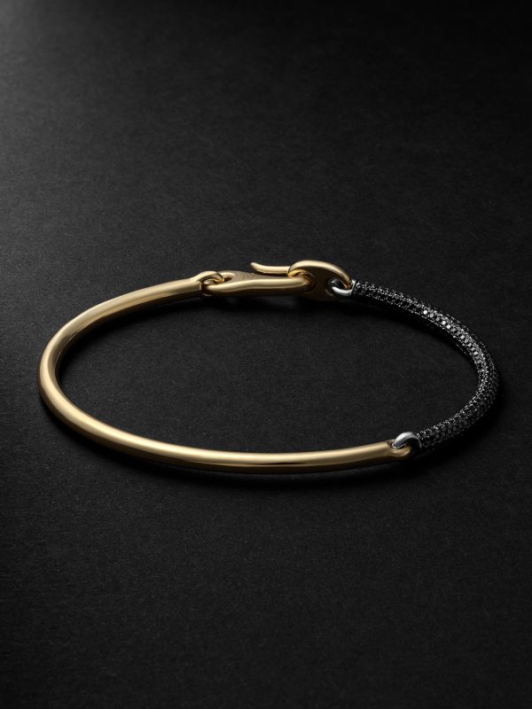 The Equinox 18-Karat White and Yellow Gold Diamond Bracelet The Equinox 18-Karat White and Yellow Gold Diamond Bracelet