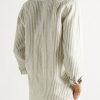 Striped Linen Shirt - BK Striped Linen Shirt - BK