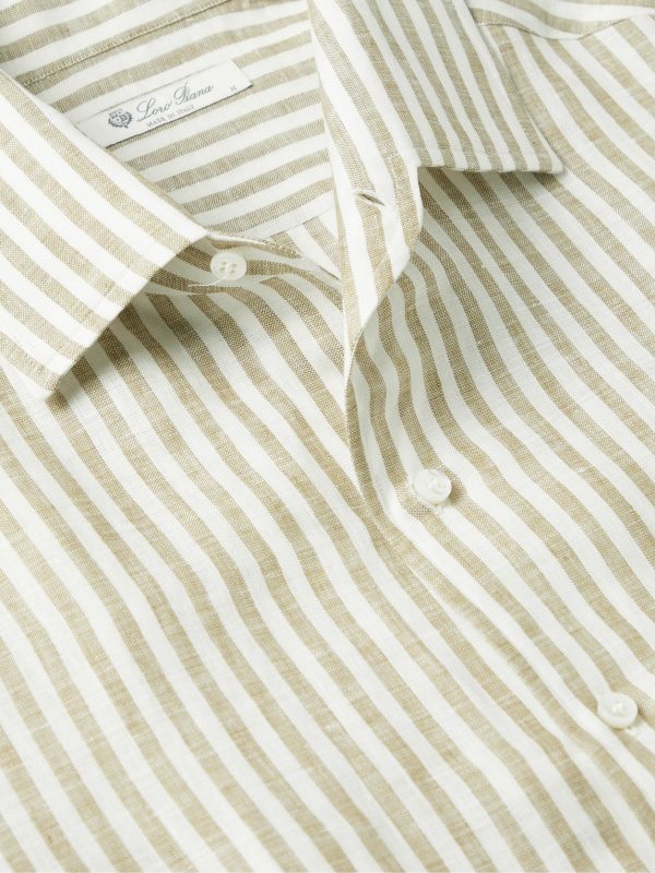 Striped Linen Shirt - CU Striped Linen Shirt - CU