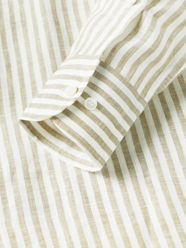 Striped Linen Shirt - E1 Striped Linen Shirt - E1