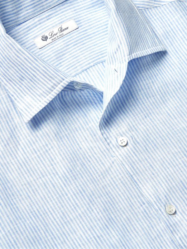 Striped Linen Shirt - CU Striped Linen Shirt - CU