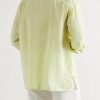André Linen Half-Placket Shirt - BK André Linen Half-Placket Shirt - BK