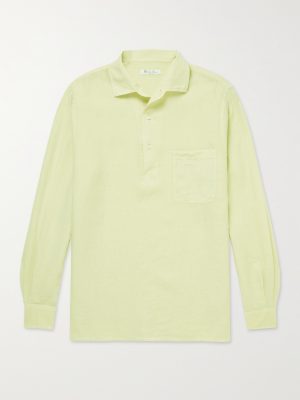 André Linen Half-Placket Shirt André Linen Half-Placket Shirt