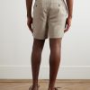 Brushed Stretch-Cotton Twill Chino Shorts - BK Brushed Stretch-Cotton Twill Chino Shorts - BK