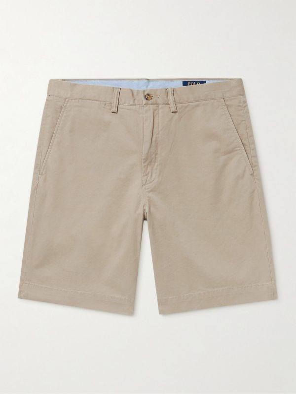 Brushed Stretch-Cotton Twill Chino Shorts Brushed Stretch-Cotton Twill Chino Shorts