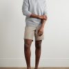 Brushed Stretch-Cotton Twill Chino Shorts - OU Brushed Stretch-Cotton Twill Chino Shorts - OU