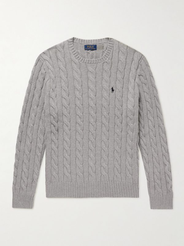 Cable-Knit Cotton Sweater Cable-Knit Cotton Sweater