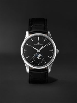 Master Ultra Thin Automatic Moon-Phase 39mm Stainless Steel and Alligator Watch, Ref. No. Q1368471 Master Ultra Thin Automatic Moon-Phase 39mm Stainless Steel and Alligator Watch, Ref. No. Q1368471