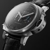 Luminor Chrono Automatic Chronograph 44mm Stainless Steel and Alligator Watch, Ref. No. PAM01109 - FR