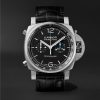 Luminor Chrono Automatic Chronograph 44mm Stainless Steel and Alligator Watch, Ref. No. PAM01109