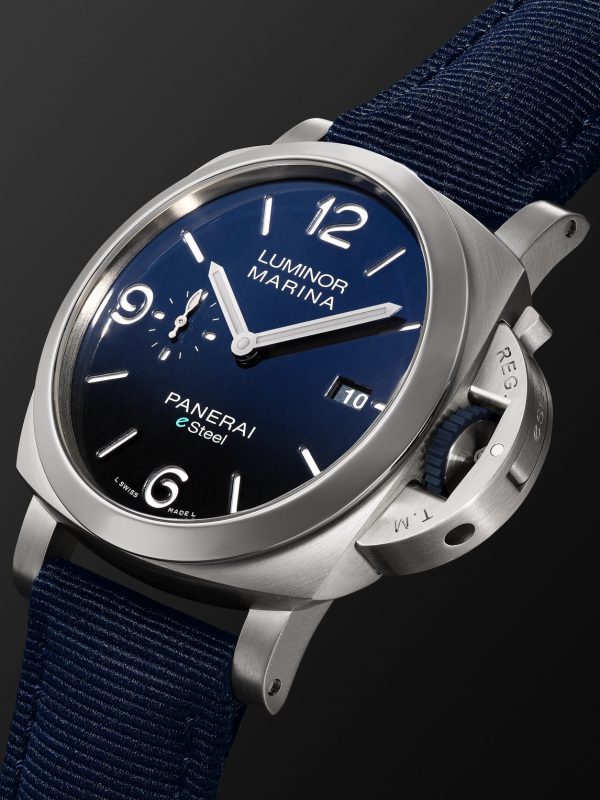 Luminor Marina Automatic 44mm eSteel and Recycled PET Watch, Ref. No. PAM01157 - FR
