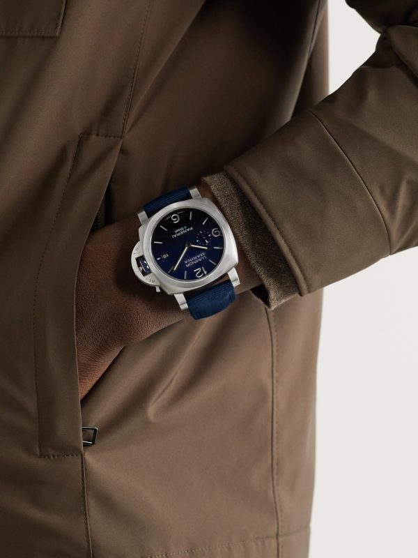 Luminor Marina Automatic 44mm eSteel and Recycled PET Watch, Ref. No. PAM01157 - OU