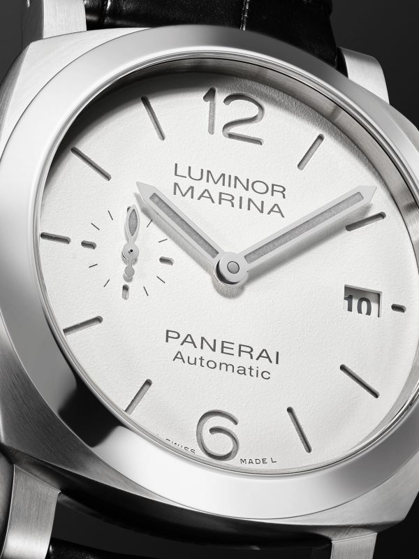 Luminor Marina Quaranta Automatic 40mm Stainless Steel and Alligator Watch, Ref. No. PAM01271 - CU