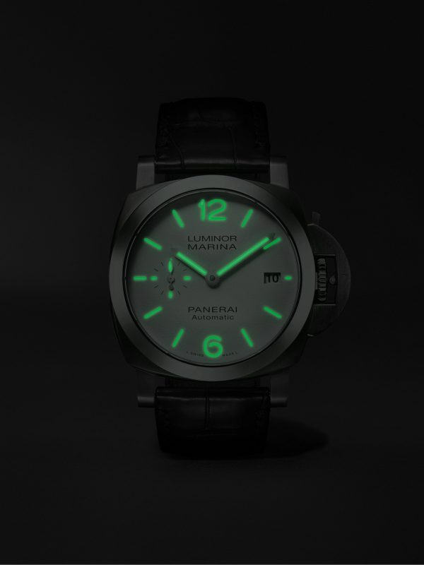 Luminor Marina Quaranta Automatic 40mm Stainless Steel and Alligator Watch, Ref. No. PAM01271 - E5