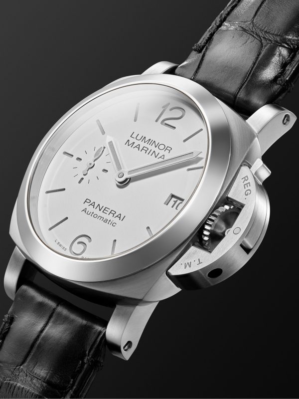 Luminor Marina Quaranta Automatic 40mm Stainless Steel and Alligator Watch, Ref. No. PAM01271 - FR