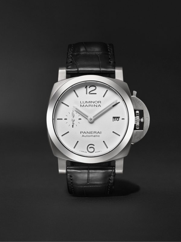 Luminor Marina Quaranta Automatic 40mm Stainless Steel and Alligator Watch, Ref. No. PAM01271