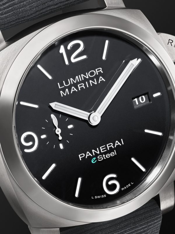 Luminor Marina Automatic 44mm eSteel and Recycled PET Watch, Ref. No. PAM01158 - CU Luminor Marina Automatic 44mm eSteel and Recycled PET Watch, Ref. No. PAM01158 - CU