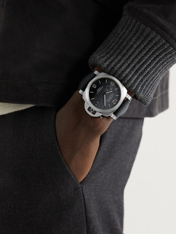 Luminor Marina Automatic 44mm eSteel and Recycled PET Watch, Ref. No. PAM01158 - OU Luminor Marina Automatic 44mm eSteel and Recycled PET Watch, Ref. No. PAM01158 - OU