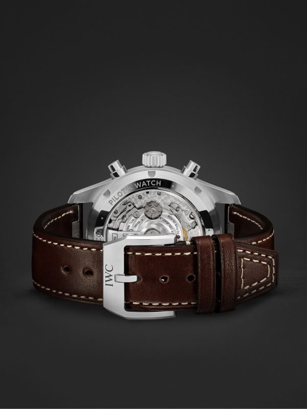 Pilot's Automatic Chronograph 41mm Stainless Steel and Leather Watch, Ref. No. IW388103 - E2 Pilot's Automatic Chronograph 41mm Stainless Steel and Leather Watch, Ref. No. IW388103 - E2