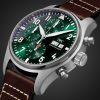 Pilot's Automatic Chronograph 41mm Stainless Steel and Leather Watch, Ref. No. IW388103 - FR Pilot's Automatic Chronograph 41mm Stainless Steel and Leather Watch, Ref. No. IW388103 - FR