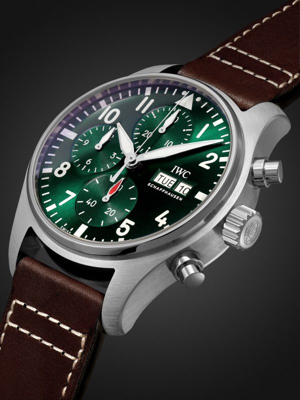 Pilot's Automatic Chronograph 41mm Stainless Steel and Leather Watch, Ref. No. IW388103 - FR Pilot's Automatic Chronograph 41mm Stainless Steel and Leather Watch, Ref. No. IW388103 - FR