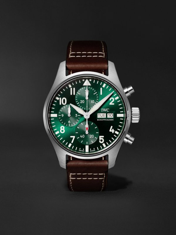 Pilot's Automatic Chronograph 41mm Stainless Steel and Leather Watch, Ref. No. IW388103 Pilot's Automatic Chronograph 41mm Stainless Steel and Leather Watch, Ref. No. IW388103