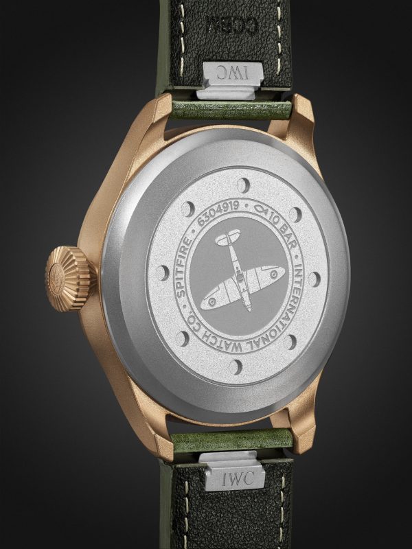 Big Pilot's Spitfire Automatic 43mm Bronze and Leather Watch, Ref. No. IW329702 - BK