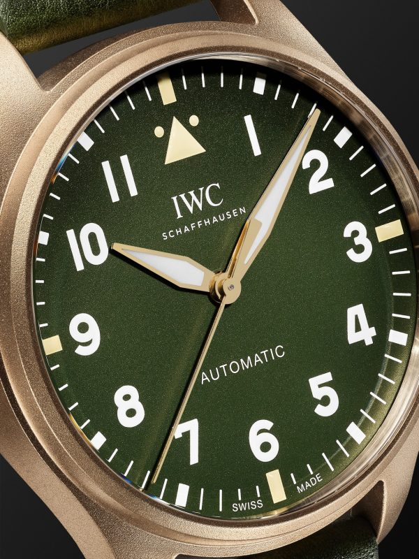 Big Pilot's Spitfire Automatic 43mm Bronze and Leather Watch, Ref. No. IW329702 - CU