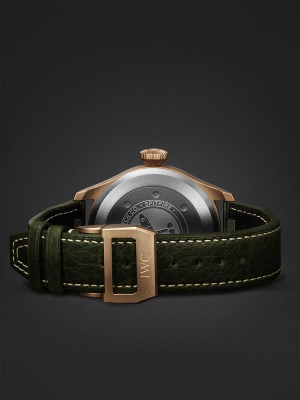 Big Pilot's Spitfire Automatic 43mm Bronze and Leather Watch, Ref. No. IW329702 - E2