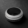 Possession 18-Karat White Gold, Diamond and Ceramic Ring - BK