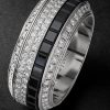 Possession 18-Karat White Gold, Diamond and Ceramic Ring - CU