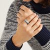 Possession 18-Karat White Gold, Diamond and Ceramic Ring - FR