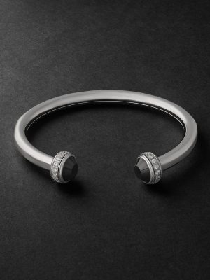 Possession 18-Karat White Gold, Diamond and Ceramic Cuff Possession 18-Karat White Gold, Diamond and Ceramic Cuff