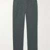 Cotton and Linen-Blend Twill Chinos Cotton and Linen-Blend Twill Chinos