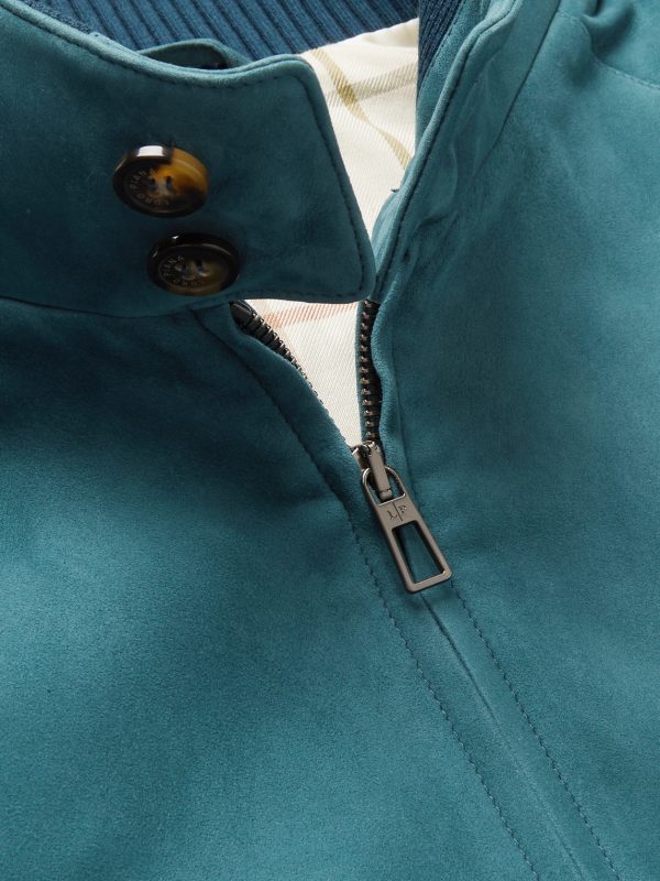 Rain System Suede Bomber Jacket - CU