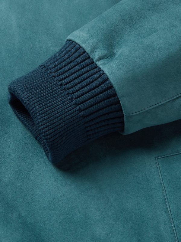 Rain System Suede Bomber Jacket - E1