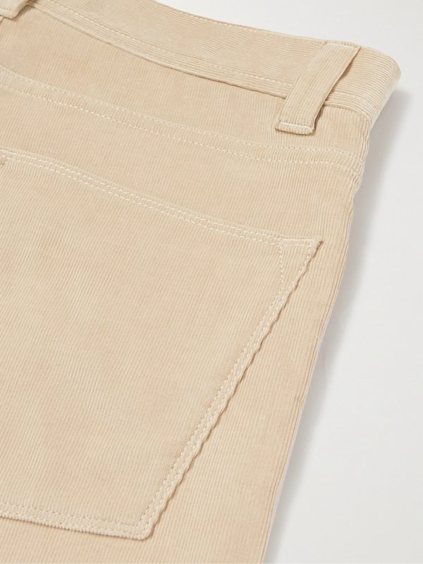 Slim-Fit Stretch-Cotton Corduroy Trousers - CU Slim-Fit Stretch-Cotton Corduroy Trousers - CU