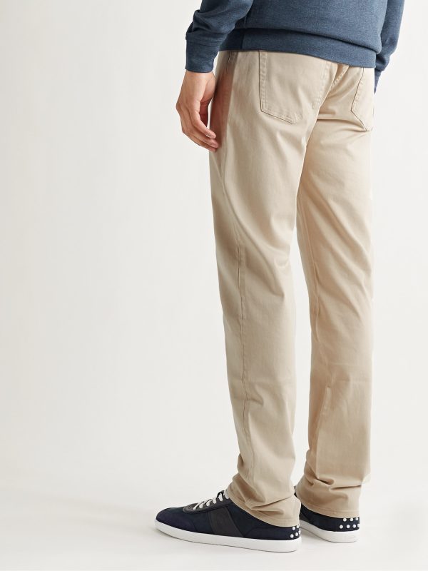 Ultimate Stretch Cotton and Modal-Blend Sateen Trousers - BK Ultimate Stretch Cotton and Modal-Blend Sateen Trousers - BK