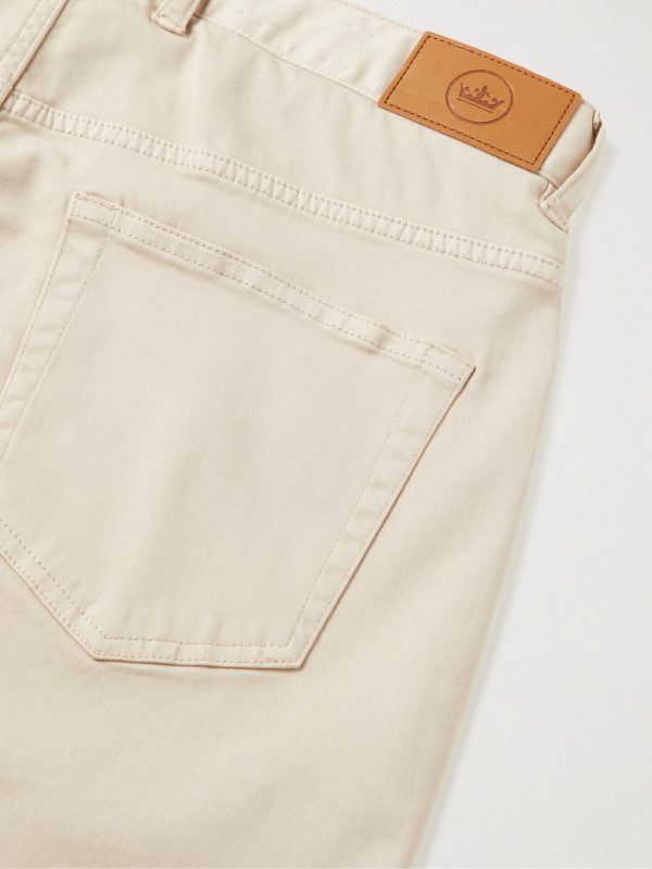 Ultimate Stretch Cotton and Modal-Blend Sateen Trousers - CU Ultimate Stretch Cotton and Modal-Blend Sateen Trousers - CU