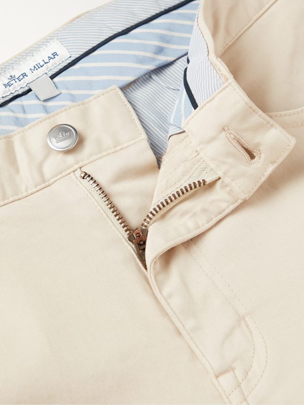 Ultimate Stretch Cotton and Modal-Blend Sateen Trousers - E1 Ultimate Stretch Cotton and Modal-Blend Sateen Trousers - E1