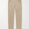Ultimate Stretch Cotton and Modal-Blend Sateen Trousers