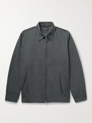 Wool-Blend Blouson Jacket Wool-Blend Blouson Jacket