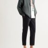 Wool-Blend Blouson Jacket - OU Wool-Blend Blouson Jacket - OU