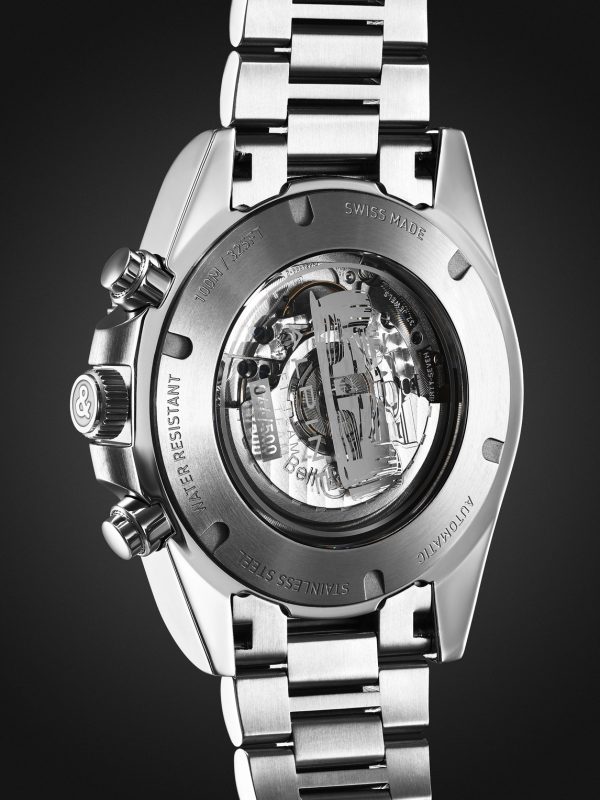 BR V3-94 A.5.21 Limited Edition Automatic Chronograph 43mm Stainless Steel Watch, Ref. No. BRV394-A521/SST - BK