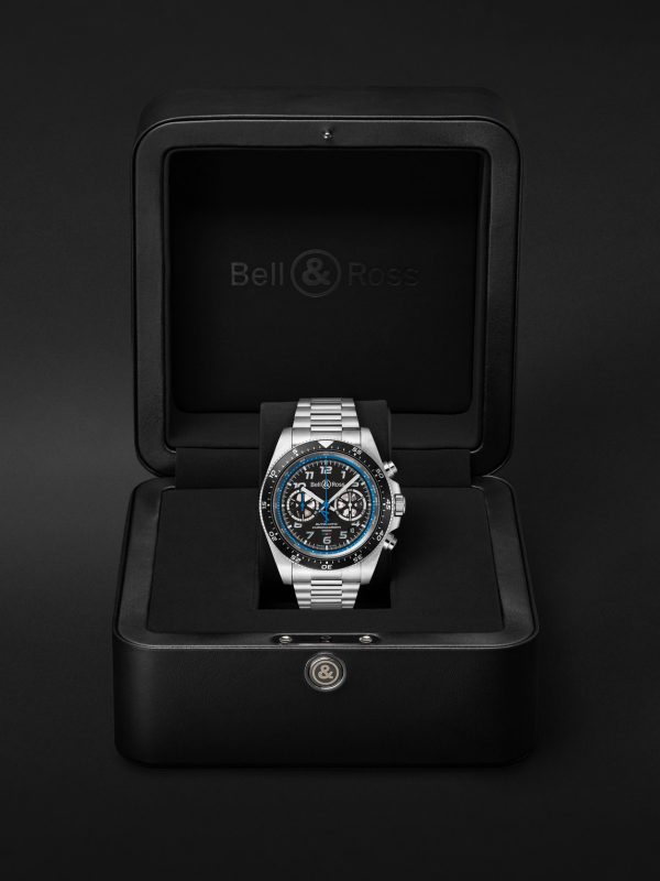 BR V3-94 A.5.21 Limited Edition Automatic Chronograph 43mm Stainless Steel Watch, Ref. No. BRV394-A521/SST - E3