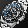BR V3-94 A.5.21 Limited Edition Automatic Chronograph 43mm Stainless Steel Watch, Ref. No. BRV394-A521/SST - FR
