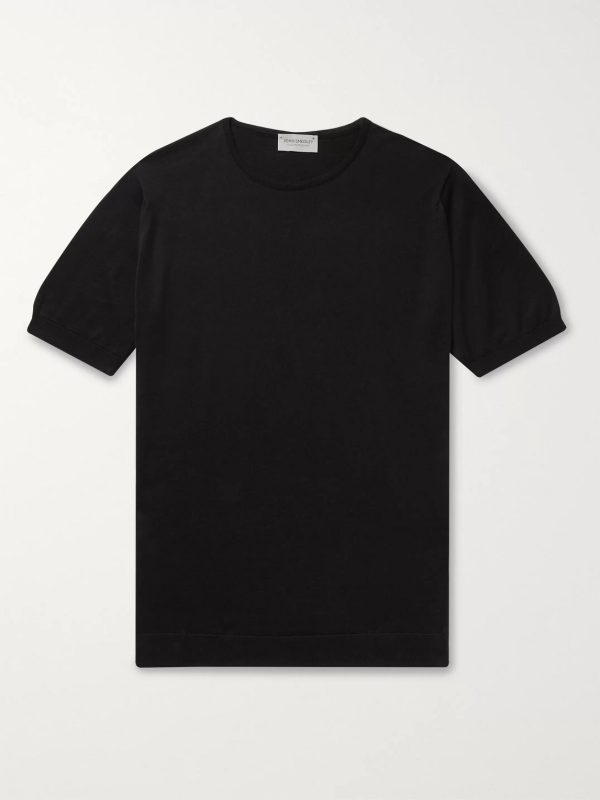 Belden Slim-Fit Knitted Sea Island Cotton T-Shirt Belden Slim-Fit Knitted Sea Island Cotton T-Shirt
