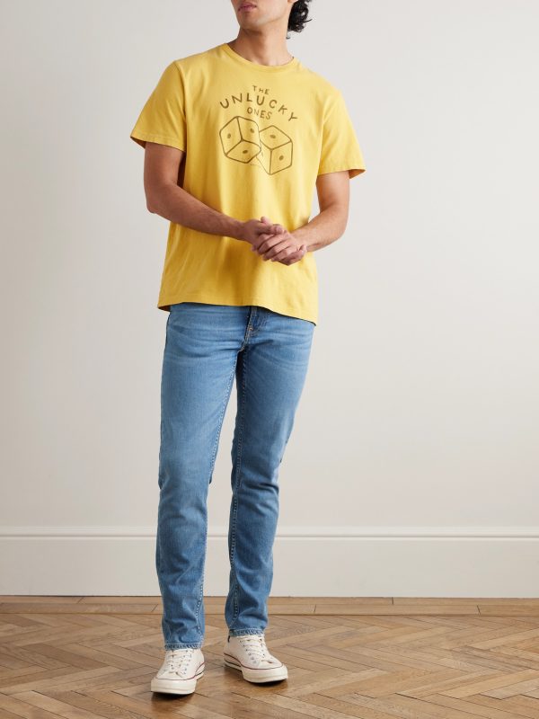 Lean Dean Slim-Fit Tapered Organic Stretch-Denim Jeans - OU Lean Dean Slim-Fit Tapered Organic Stretch-Denim Jeans - OU