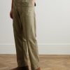 Cotton-Herringbone Trousers - FR