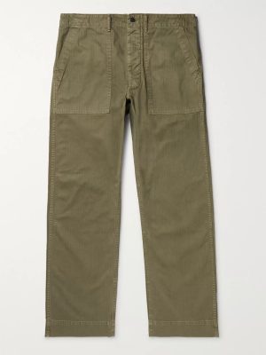 Cotton-Herringbone Trousers Cotton-Herringbone Trousers